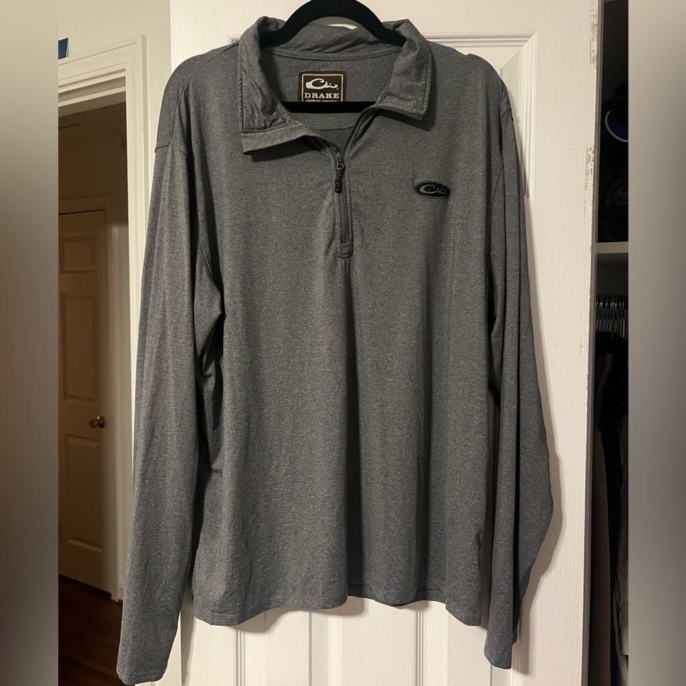 Drake Grey Quarterzip